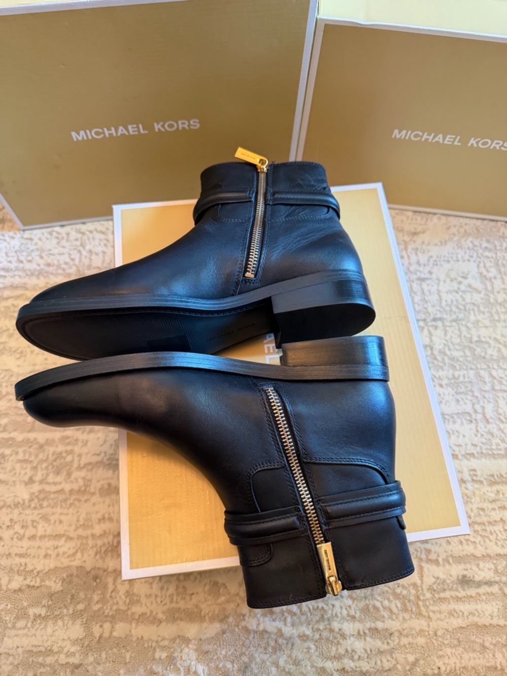 Michael Kors Mindy Flat Ankle Booties - Picture 7 of 10